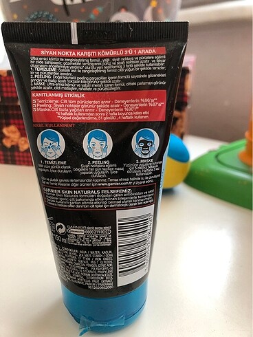 Beden Garnier yüz temizleme peeling maske