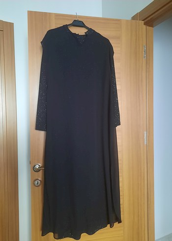 Siyah Uzun Kollu Gotik Kadın Elbise