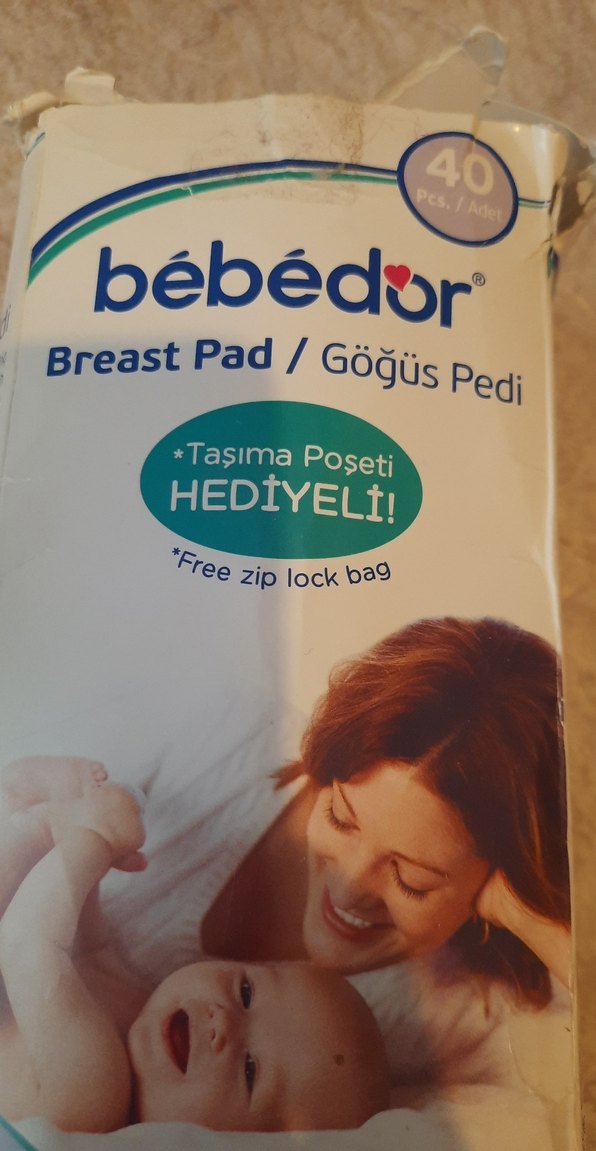 Bebédor Göğüs Pedi 40'lı Beyaz Paket - Görsel 2