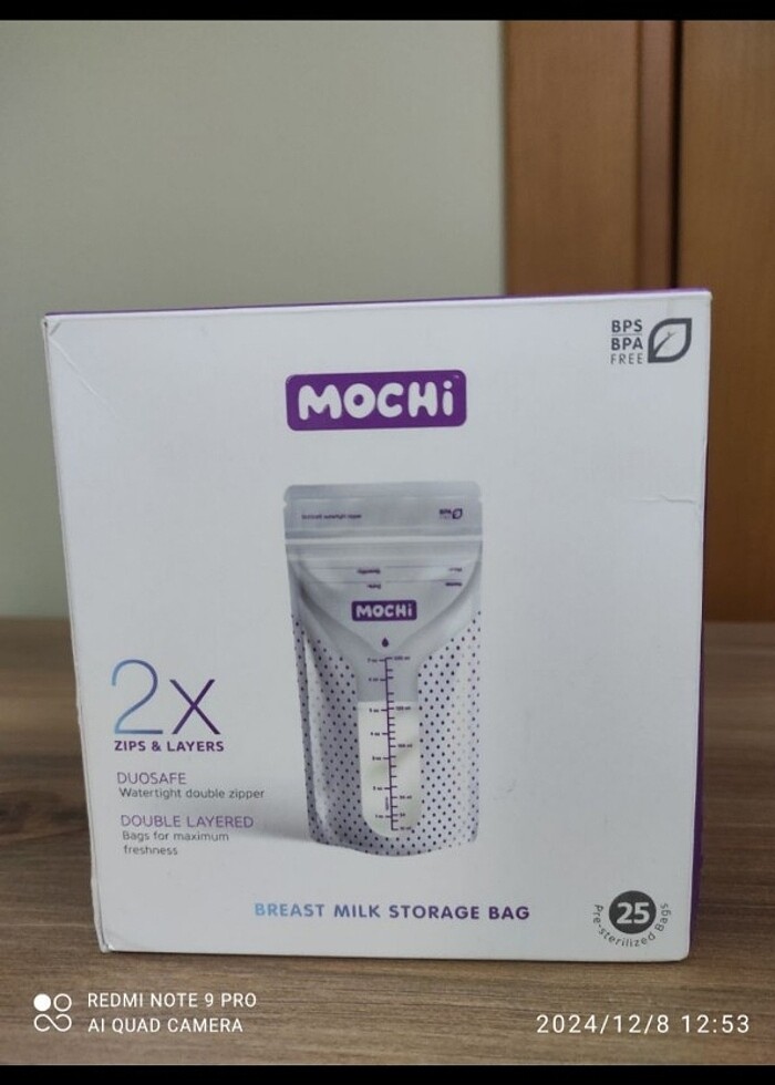 Mochi süt saklama torbası  - Görsel 2