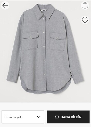 H&M gömlek ceket