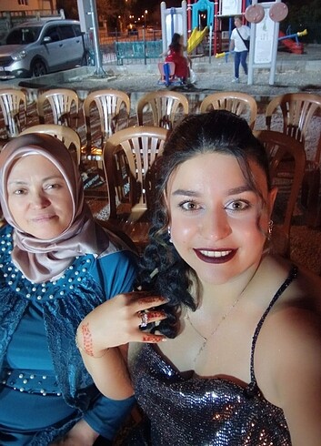 Diğer Mavi abiye elbise