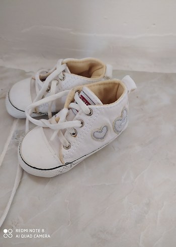 Erkek Bebek Beyaz İlk Adım Spor Ayakkabı - Görsel 2