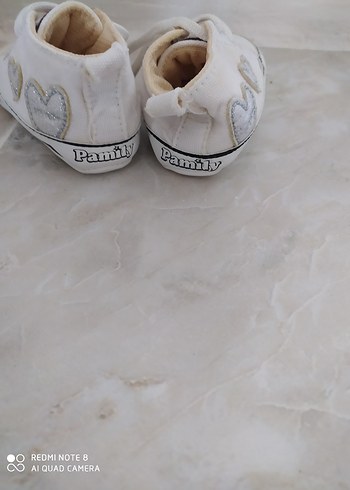 Erkek Bebek Beyaz İlk Adım Spor Ayakkabı - Görsel 3