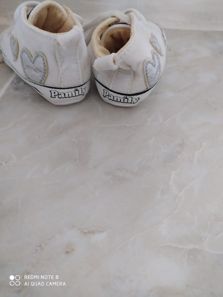 Erkek Bebek Beyaz İlk Adım Spor Ayakkabı - Görsel 3