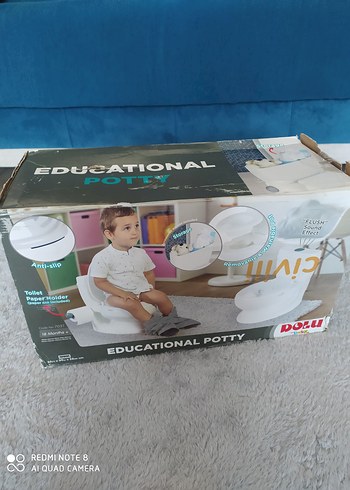 Beyaz Bebek Tuvaleti Eğitim Oturağı - Görsel 11