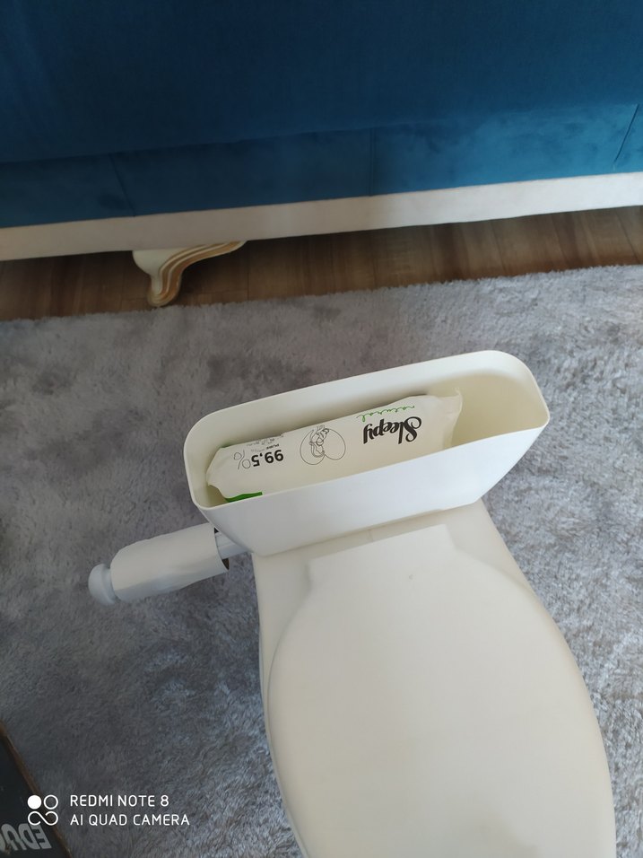 Beyaz Bebek Tuvaleti Eğitim Oturağı - Görsel 2