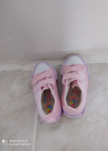 Kız Çocuk Pembe Cırt Cırtlı Spor Ayakkabı - Görsel 4