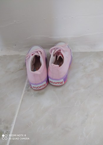 Kız Çocuk Pembe Cırt Cırtlı Spor Ayakkabı - Görsel 3