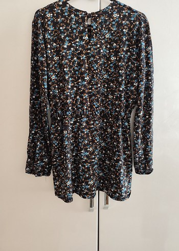 Çiçek Desenli Uzun Kollu Hamile Bluzu - Görsel 6