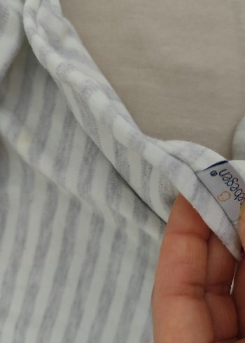 Gri Bebek Erkek Kolsuz Tulum - Görsel 4