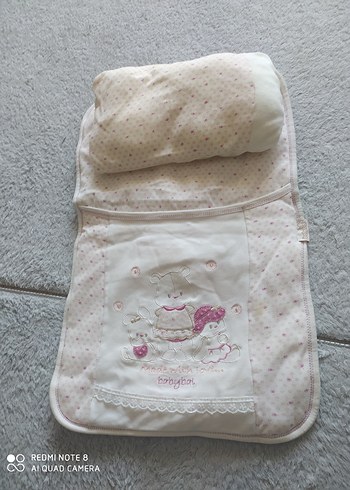 Nakışlı Pembe Bebek Uyku Seti - Görsel 2