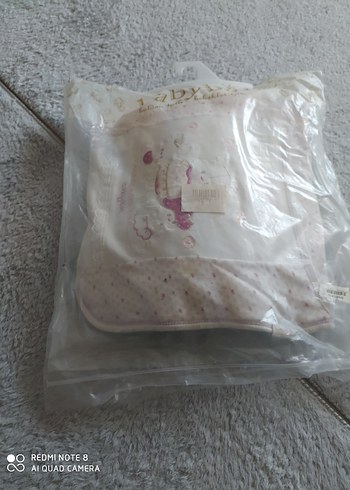 Nakışlı Pembe Bebek Uyku Seti - Görsel 3