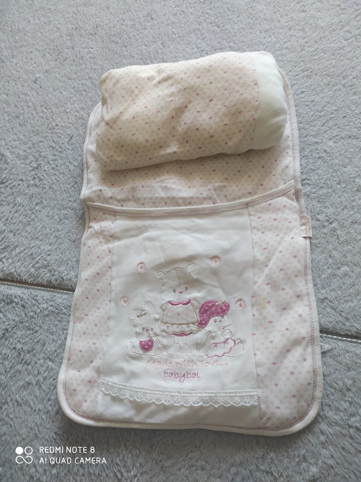 Nakışlı Pembe Bebek Uyku Seti - Görsel 2