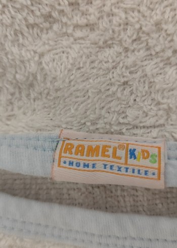 Nakışlı Erkek Çocuk Bornozu Beyaz - Görsel 6