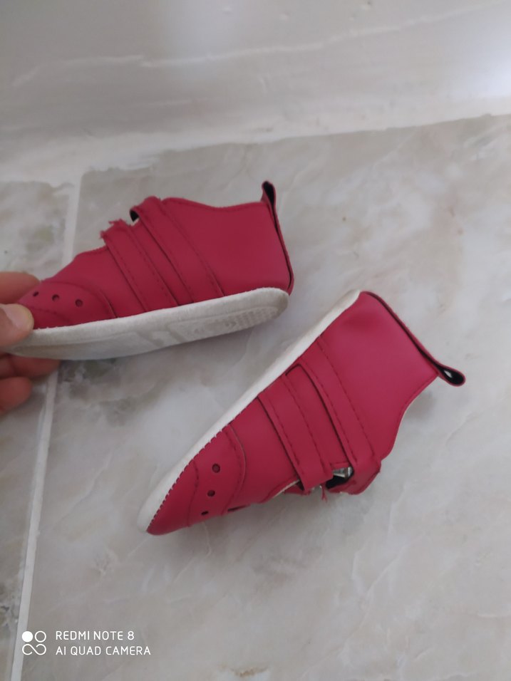 Pembe Tokalı İlk Adım Kız Ayakkabısı - Görsel 4