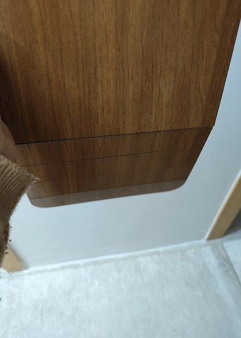 Katlanabilir Yan Sehpa - Kahverengi - Görsel 8