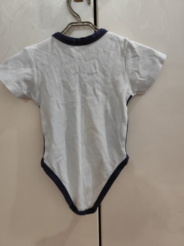 Bebek Kız Kısa Kollu Mavi Body - Görsel 4