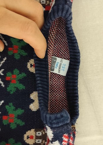 Erkek Çocuk Desenli Triko Kazak - Görsel 5