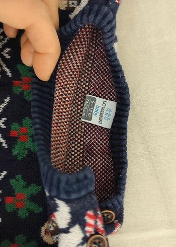 Erkek Çocuk Desenli Triko Kazak - Görsel 4