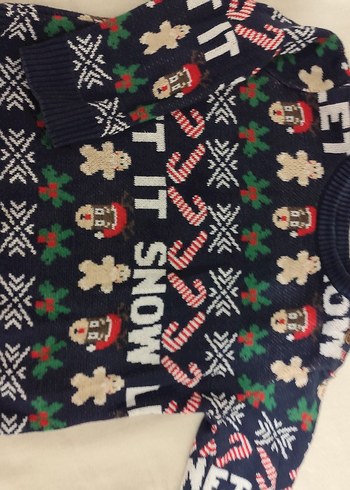 Erkek Çocuk Desenli Triko Kazak - Görsel 2