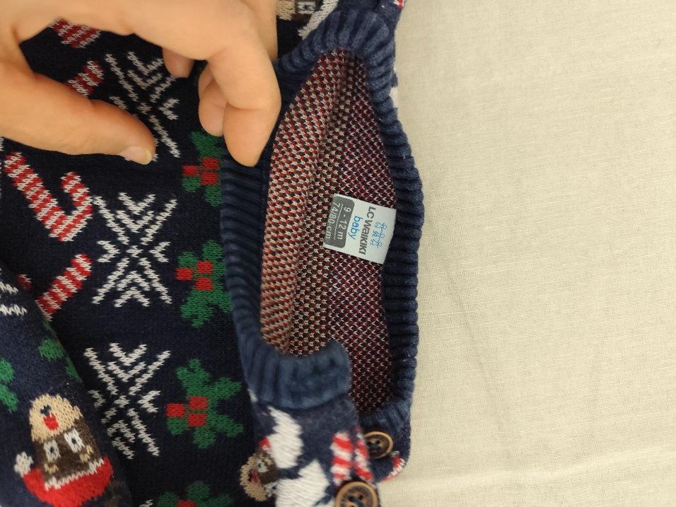 Erkek Çocuk Desenli Triko Kazak - Görsel 4