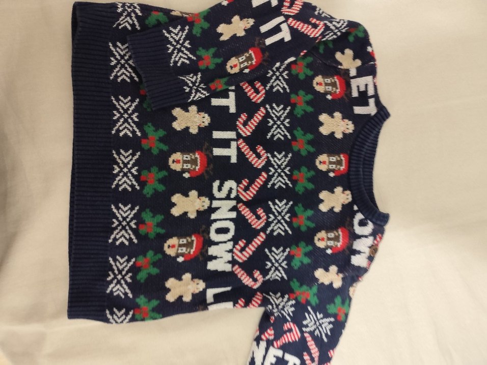 Erkek Çocuk Desenli Triko Kazak - Görsel 2