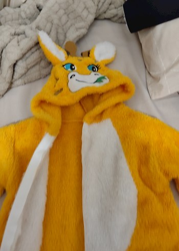 Sarı Kürklü Bebek Erkek Tulumu - Görsel 6