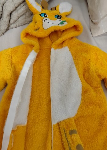 Sarı Kürklü Bebek Erkek Tulumu - Görsel 5