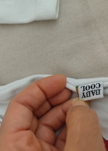 Uzun Kollu, Baskılı Beyaz Bebek Body - Görsel 5