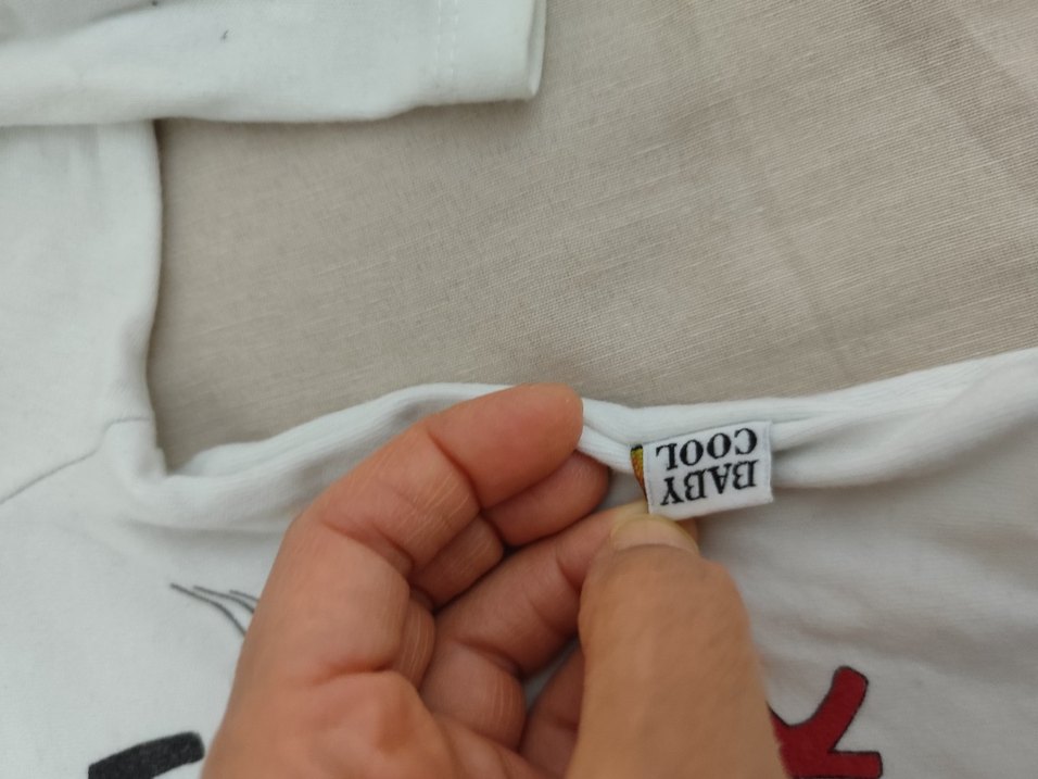 Uzun Kollu, Baskılı Beyaz Bebek Body - Görsel 5