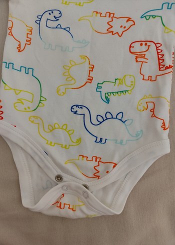 Renkli Uzun Kollu Bebek Body - Görsel 3