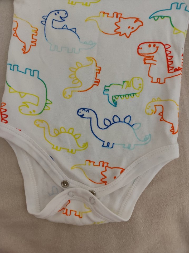 Renkli Uzun Kollu Bebek Body - Görsel 3