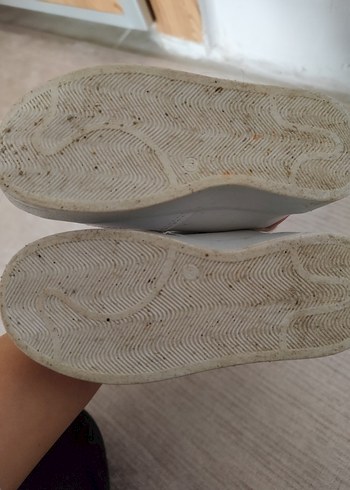 Kız Çocuk Beyaz Cırt Cırtlı Spor Ayakkabı - Görsel 3