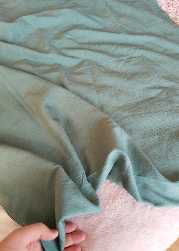 Çağla yeşili şal - Görsel 2