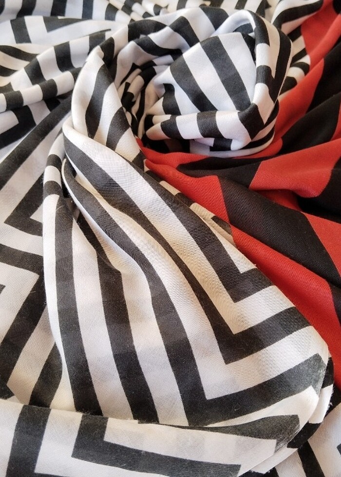 DESENLİ ŞAL  - Görsel 4