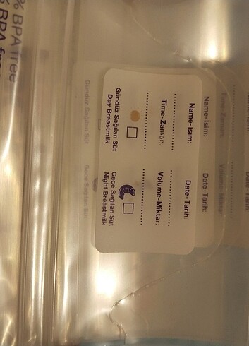 Anne sütü saklama poşeti - Görsel 5