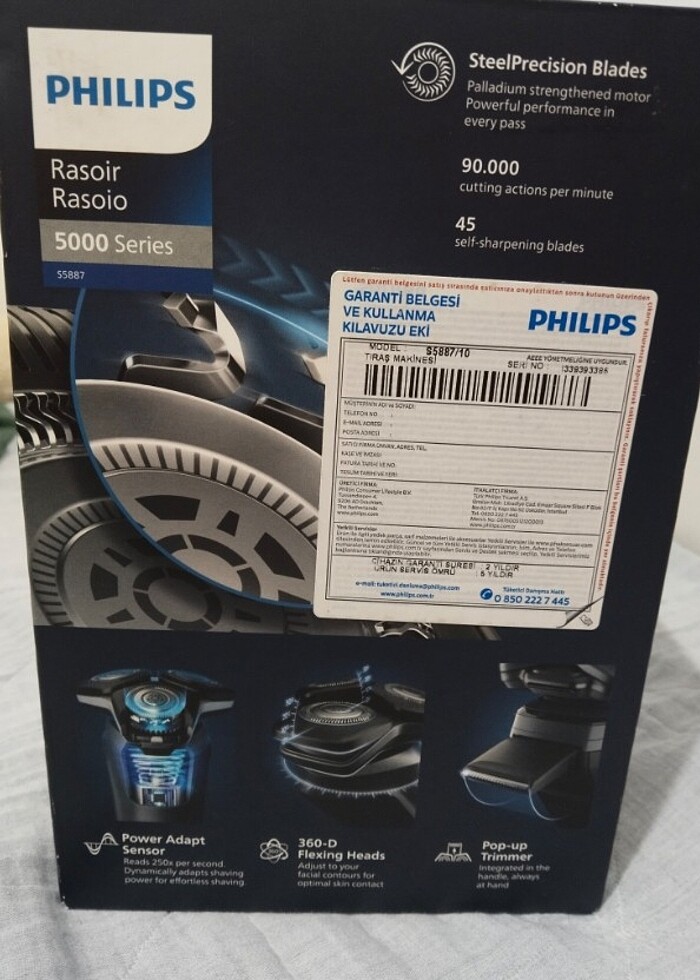 PHILIPS 5000 SHAVER SERİSİ ISLAK KURU - Görsel 3