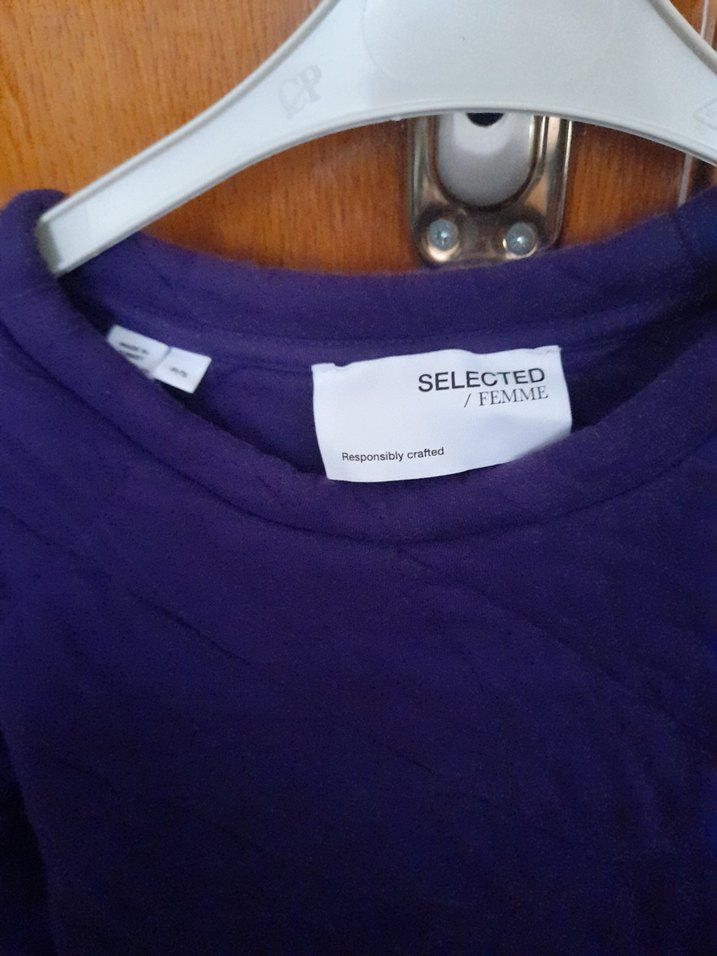 Mor Sıcak ve Rahat Kadın Kazak - Görsel 2