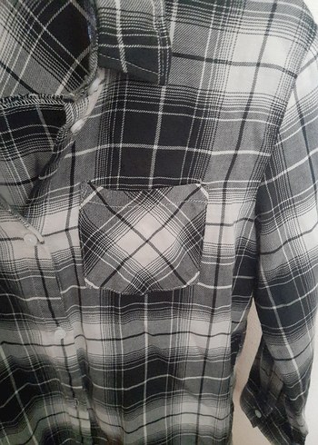 H&M kız çocuk Pamuklu Gömlek - Görsel 3