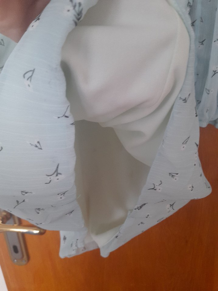 V Yakalı Midi Kadın Elbise - Görsel 4