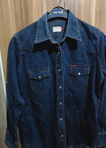 Lee Cooper Koyu mavi Kot Ceket
