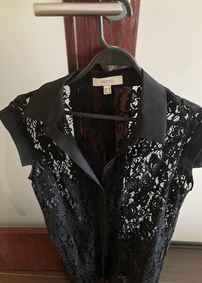 Dantel mini elbise - Görsel 5