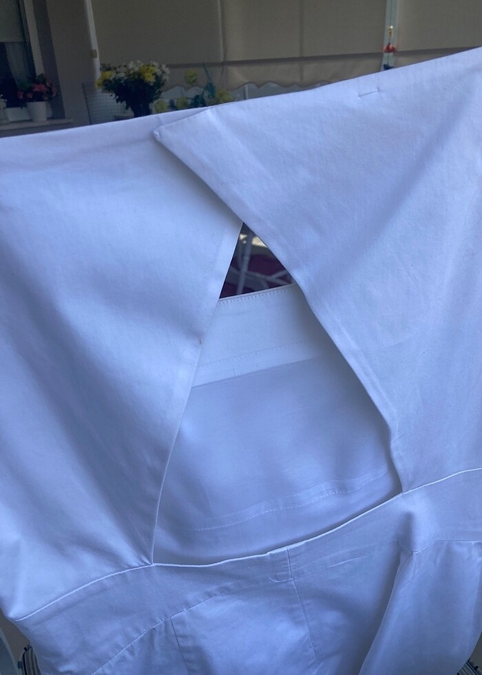 Beyaz mini elbise spor şık - Görsel 4