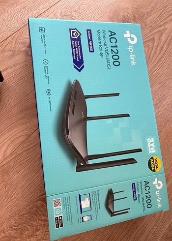 Tp-Link TP-Link AC1200 Kablosuz Modem Router Siyah