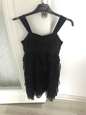 H&M dantelli elbise
