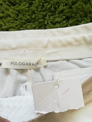 etiketli pologarage beyaz eşofman alt