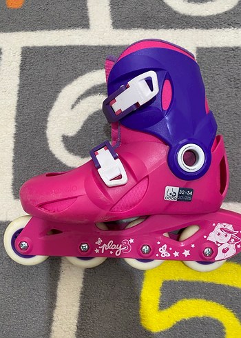 Çocuklar için renkli pembe paten - Görsel 8