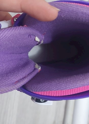 Çocuklar için renkli pembe paten - Görsel 11