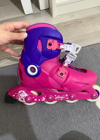 Çocuklar için renkli pembe paten - Görsel 9